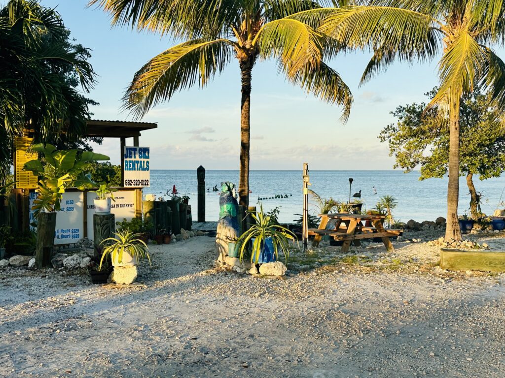Local Conch key Fl marina beach
