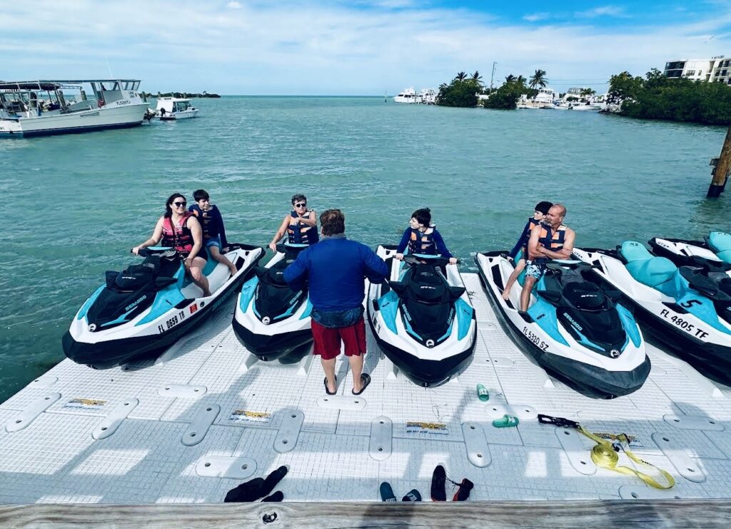 Florida Keys jet ski rentals contact page hero image