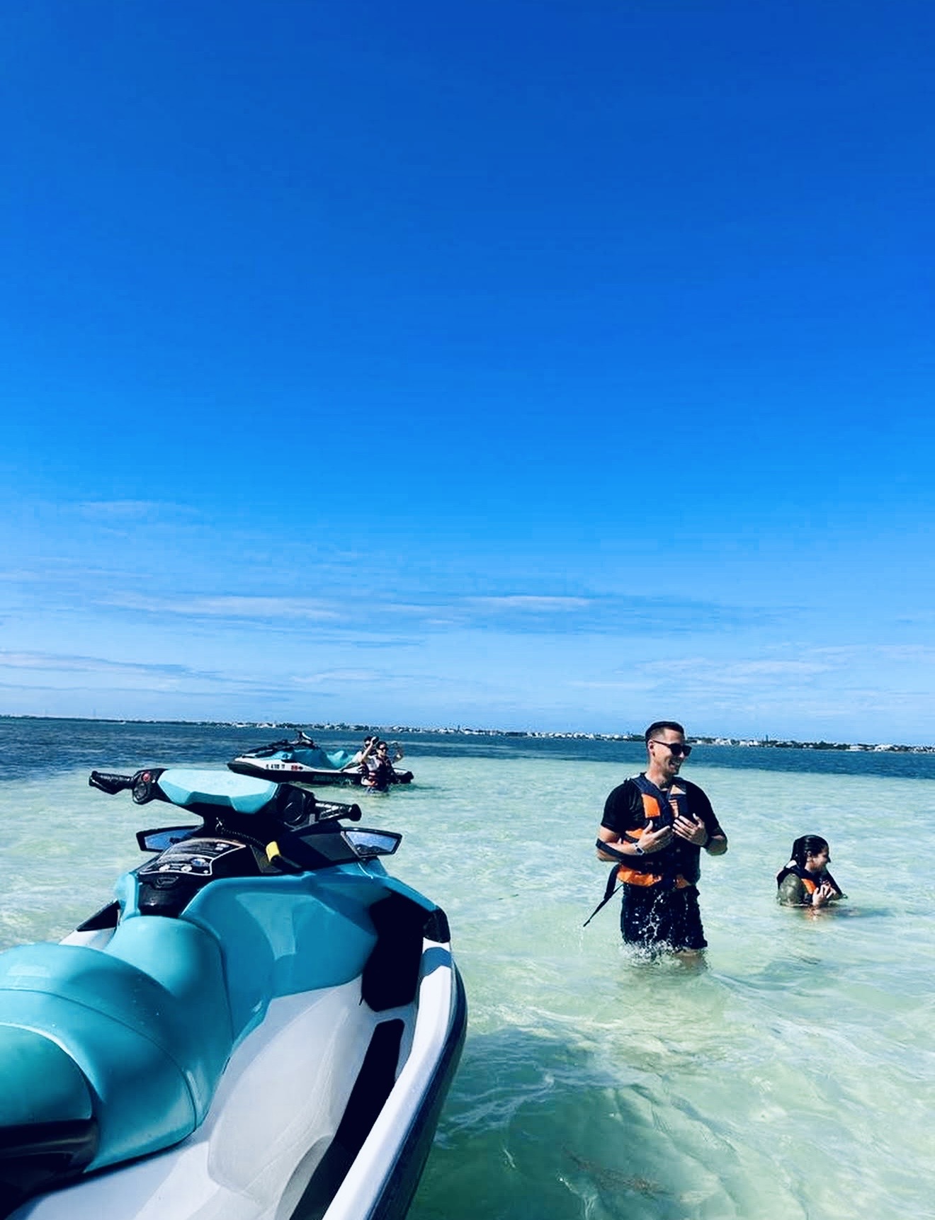 Key Largo jet ski rental guests at Amoray Dive Resort