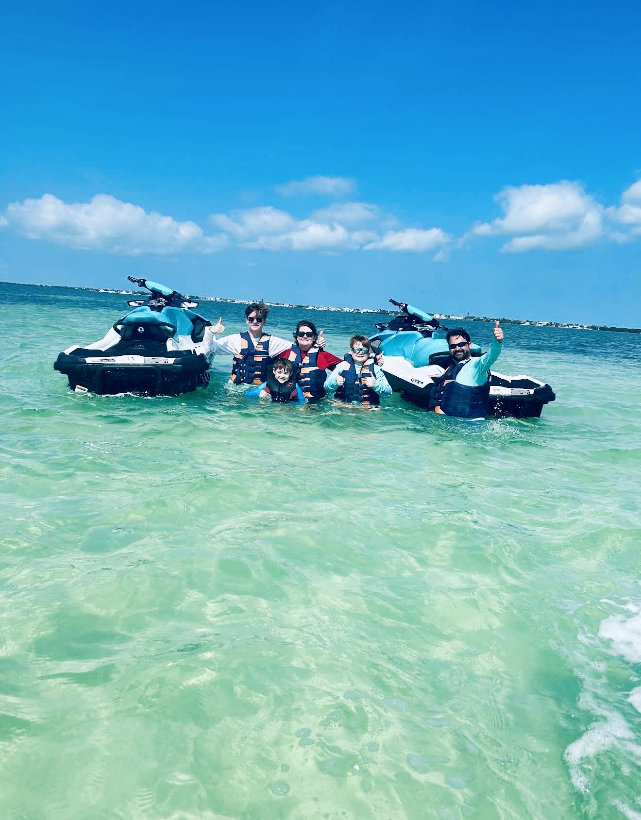 Key Largo jet ski rentals check-in area at Wakezone Watersports