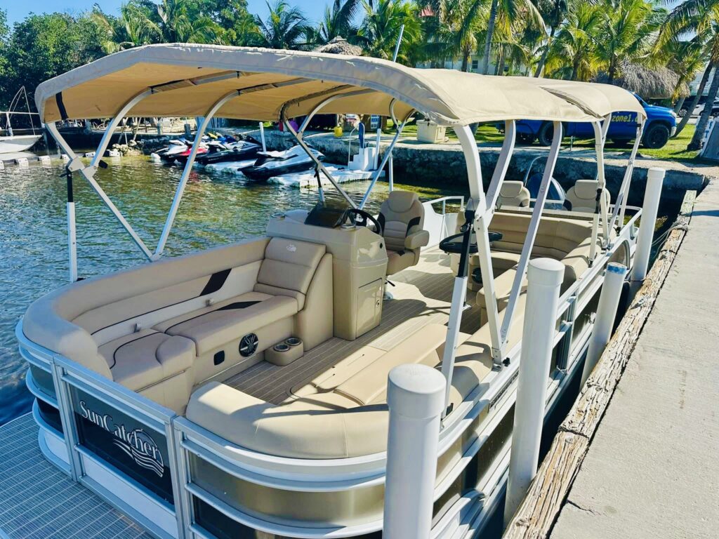 Conch Key Bait & Tackle marina view in the Florida Keys